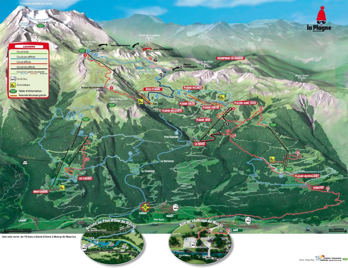 Y'Hello Studio Macot-la-Plagne Exterior foto